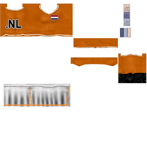 Pc cloth soccer mage f netherlands