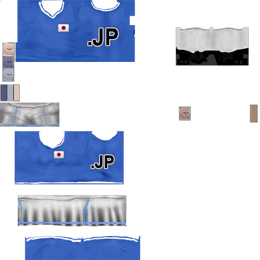 Pc cloth soccer warrior japan