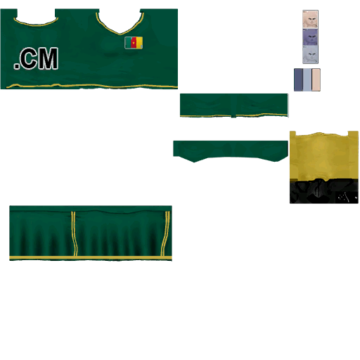 Pc cloth soccer mage f cameroon