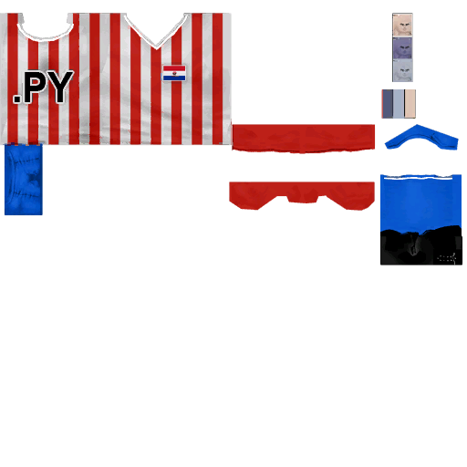Pc cloth soccer mage paraguay