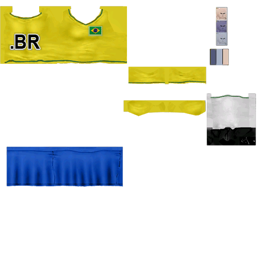 Pc cloth soccer mage f brazil