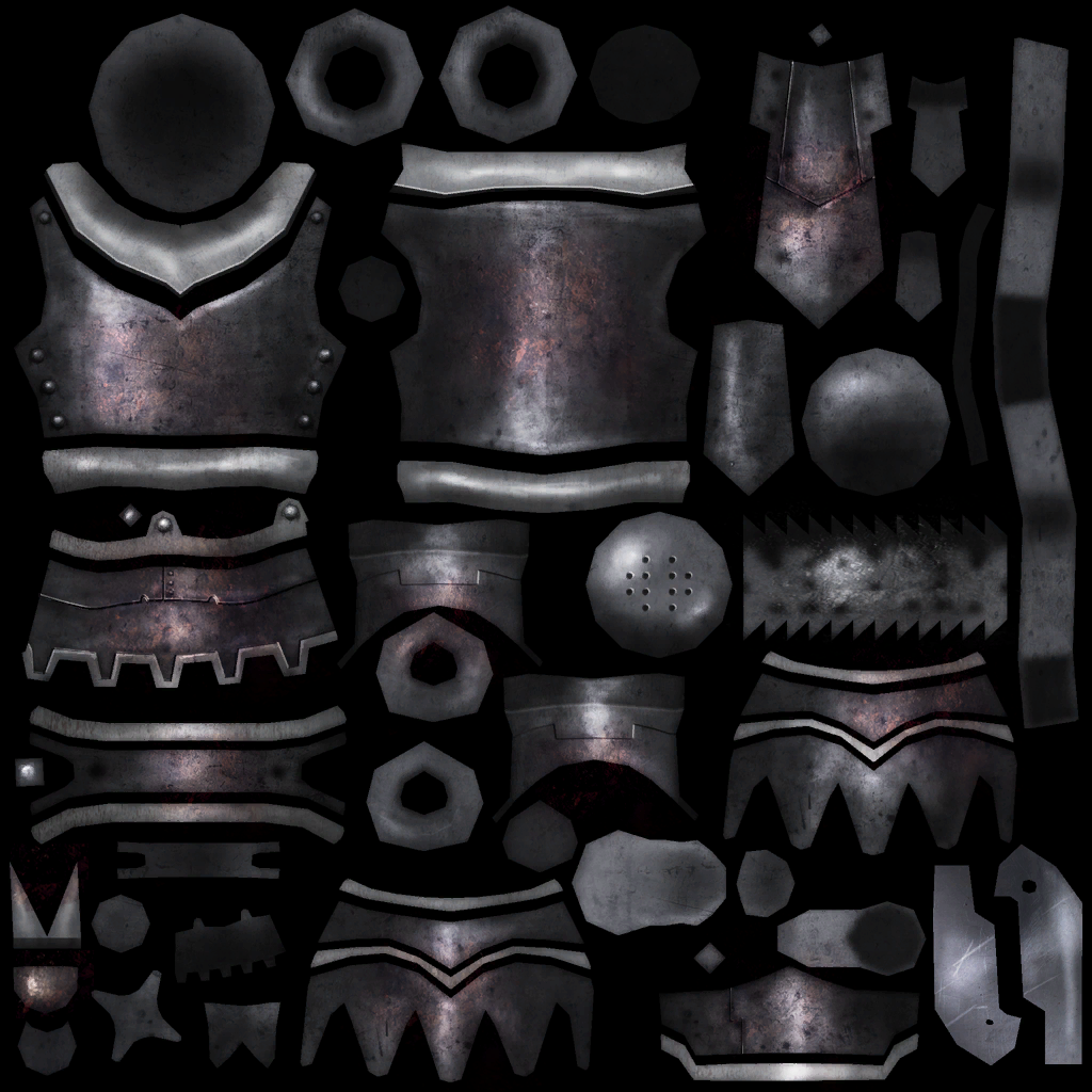 Npc golem armor black d