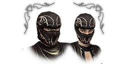 Premium cloth ninja hat detailed