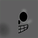 Pc cloth halloween skeleton simple mask