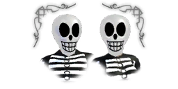 Premium cloth halloween hat skull