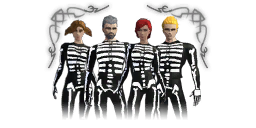 Premium cloth halloween skeleton