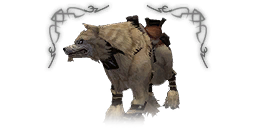 Premium mount wolf gold syrtis