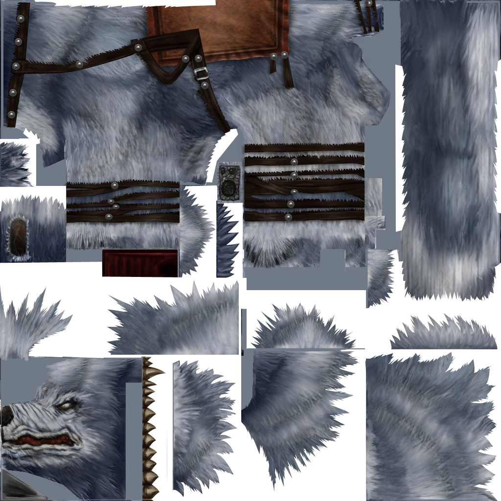 Npc wolf mount white