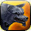 Icon premium mount wolf white alsius