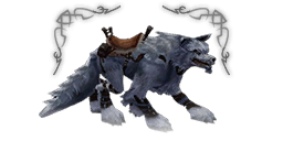Premium mount wolf white alsius