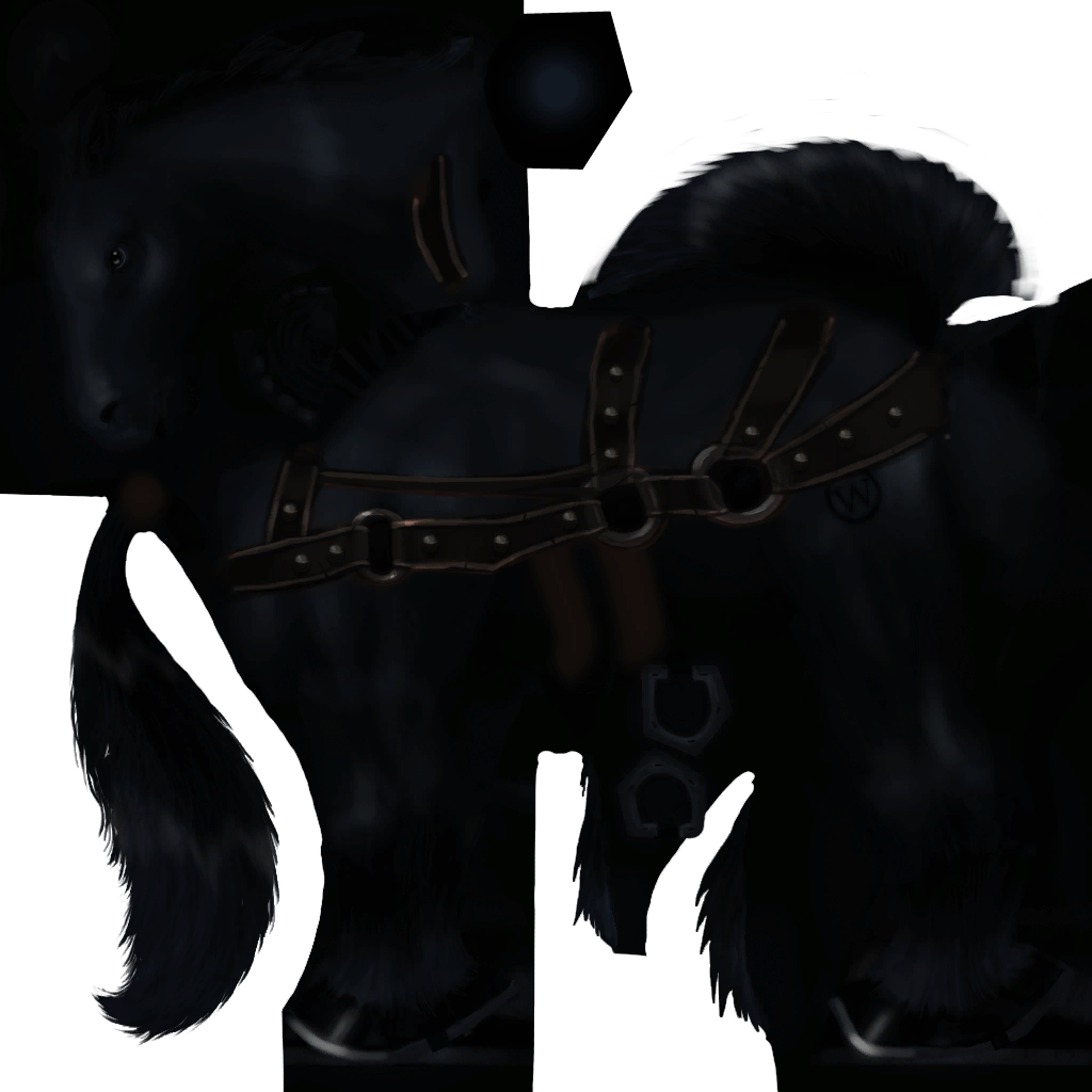 Horse warmasters black