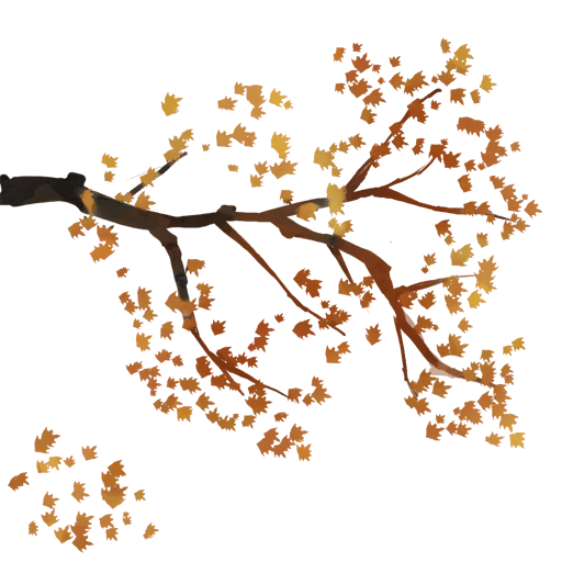 Arbol rojo ramas