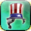 Icon item 4th july uncle sam hat
