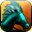 Icon premium mount blue horse