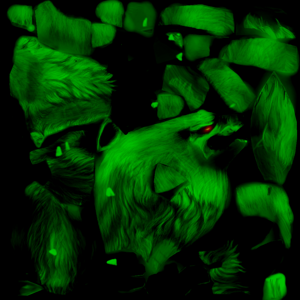 Werewolf white mask