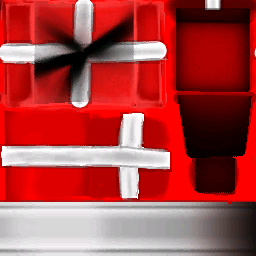 Xmas box texture red