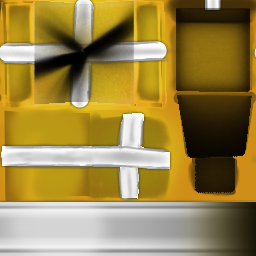 Xmas box texture yellow