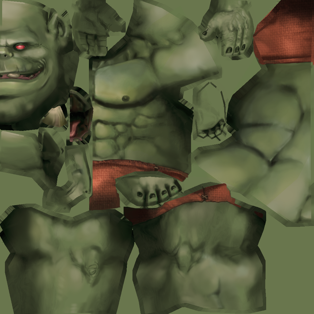 Orc warrior skin b d