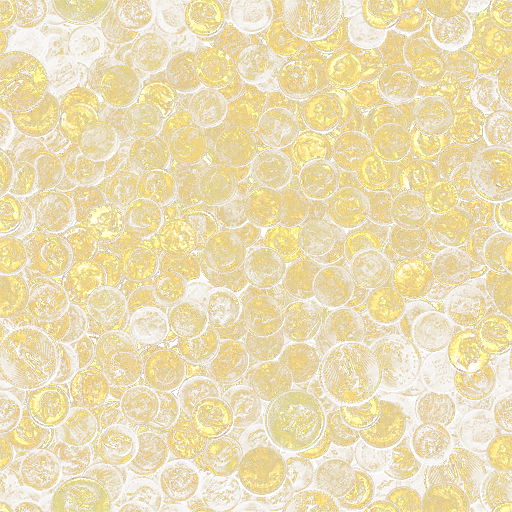 Gold coins difuse