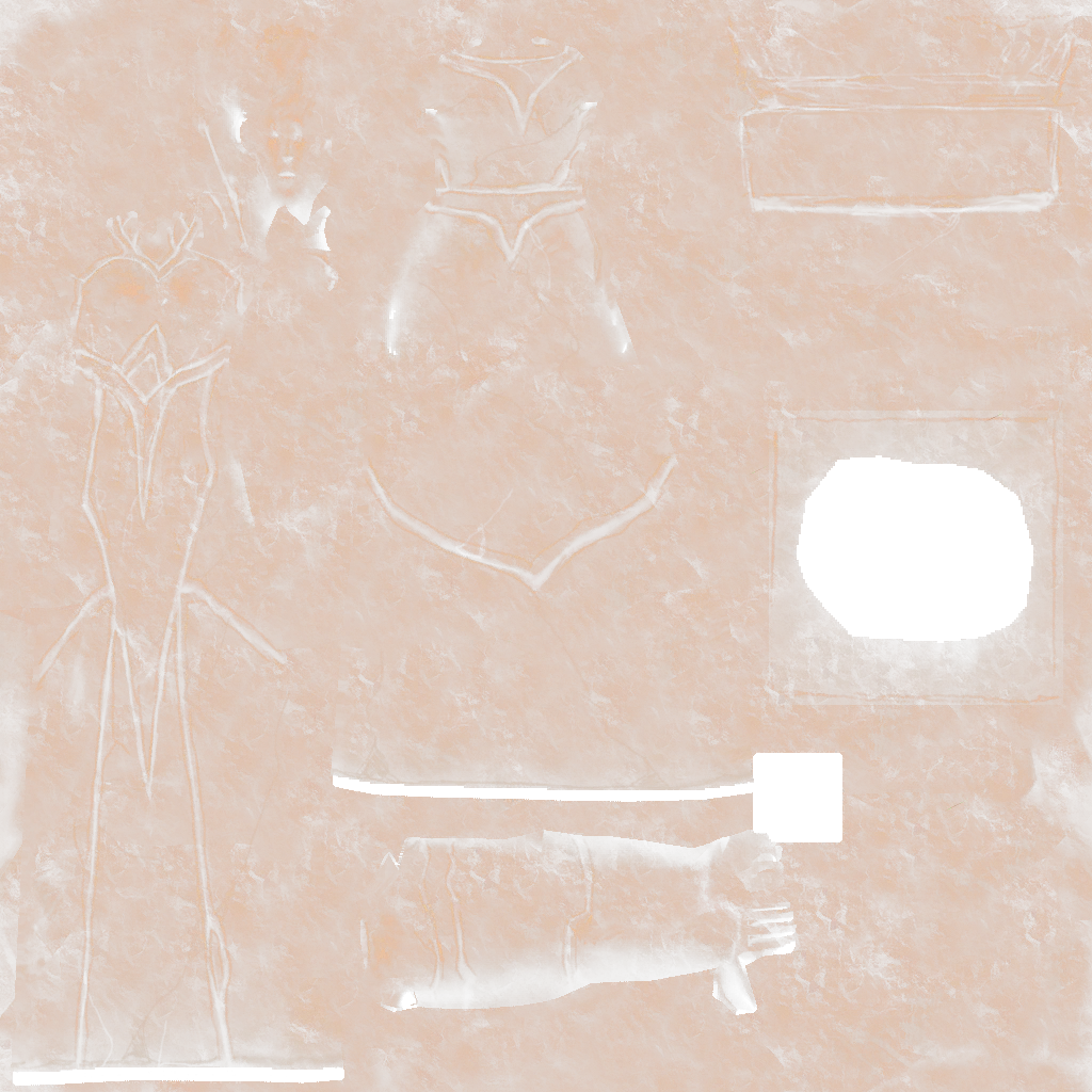 Estatua elfa decorado ignis