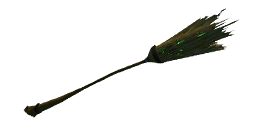 Header premium halloween-broom