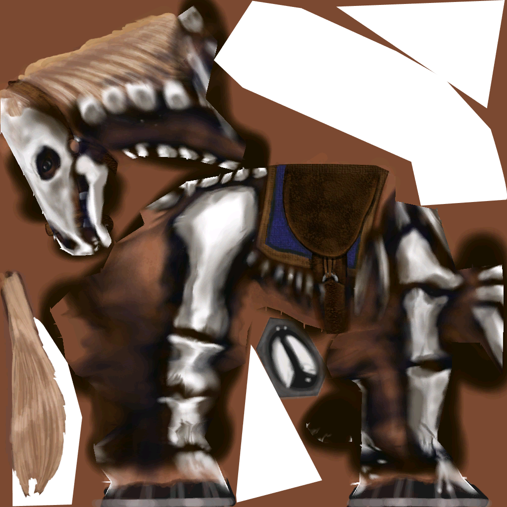 Caballo generico halloweeneado