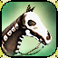 Icon premium halloween-horse