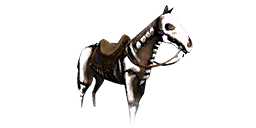 Header premium halloween-horse