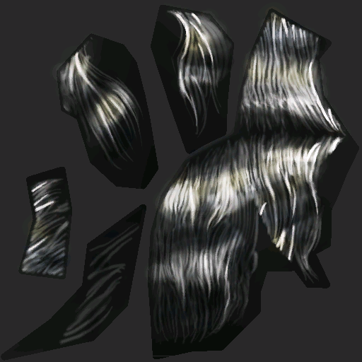 Human male hair test sp