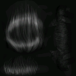 Dark elf f hair 4 sp