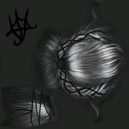 Dark elf f hair 5