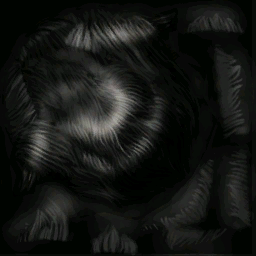 Human male hair 8