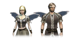Premium header cupid wings