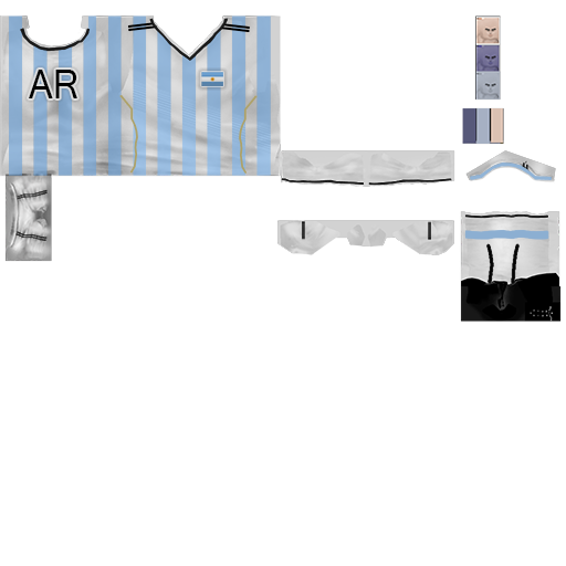 Pc cloth soccer mage argentina 2014