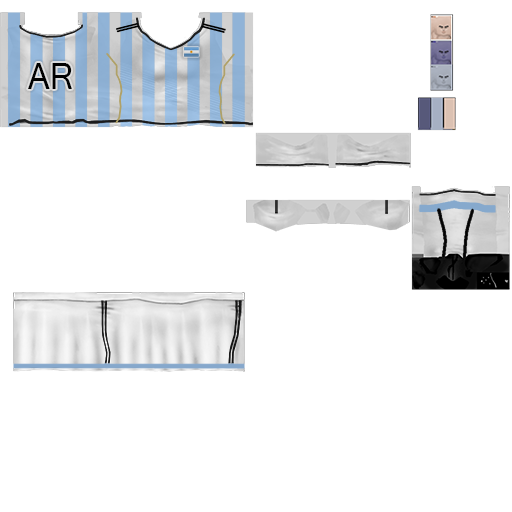 Pc cloth soccer mage f argentina 2014