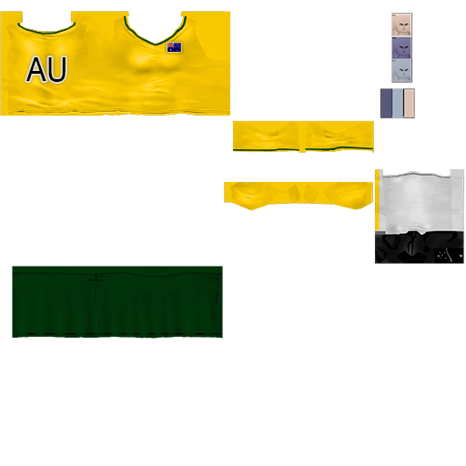 Pc cloth soccer mage f australia 2014