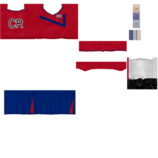 Pc cloth soccer mage f costarica 2014