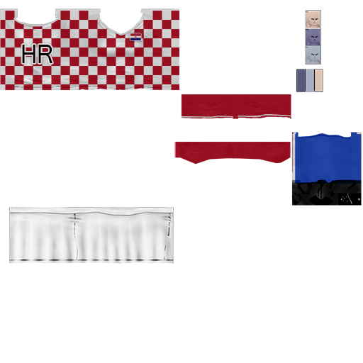 Pc cloth soccer mage f croatia 2014