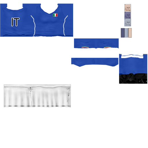 Pc cloth soccer mage f italy 2014