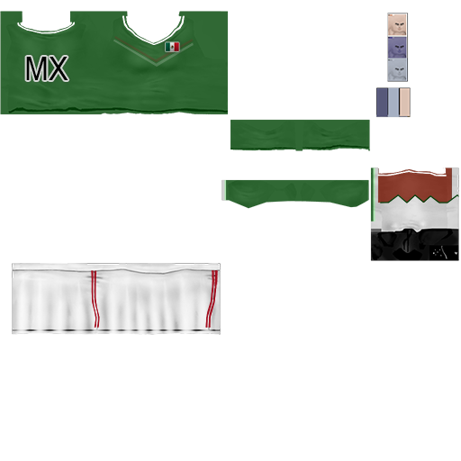 Pc cloth soccer mage f mexico 2014