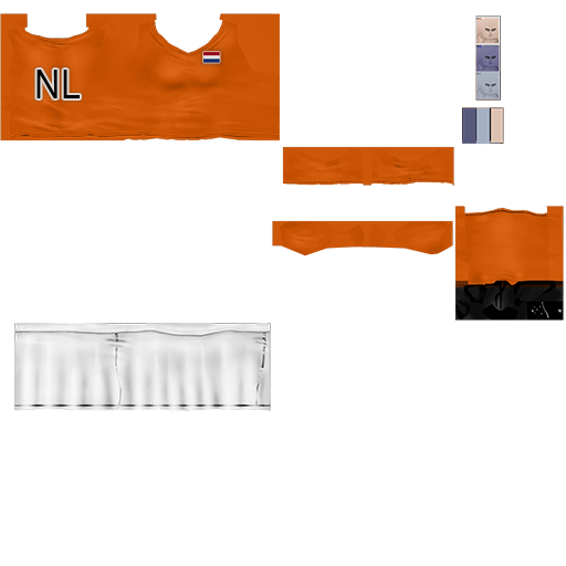 Pc cloth soccer mage f netherlands 2014