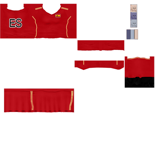 Pc cloth soccer mage f spain 2014