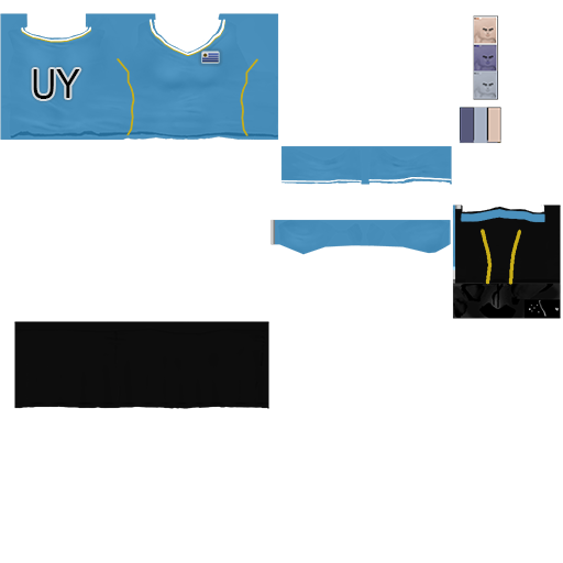 Pc cloth soccer mage f uruguay 2014