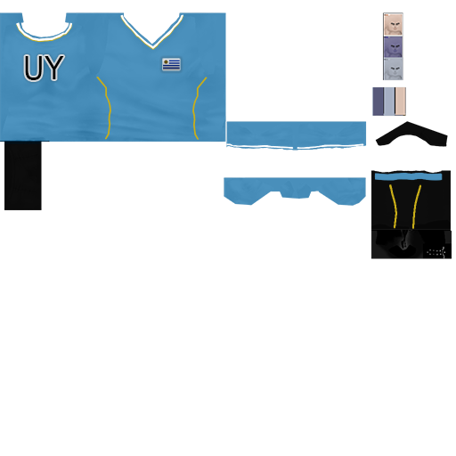 Pc cloth soccer mage uruguay 2014