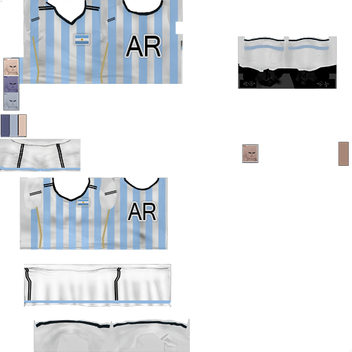 Pc cloth soccer warrior argentina 2014