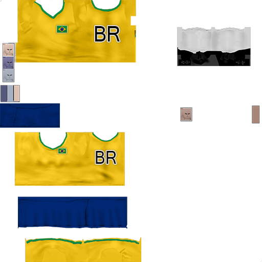 Pc cloth soccer warrior brazil 2014