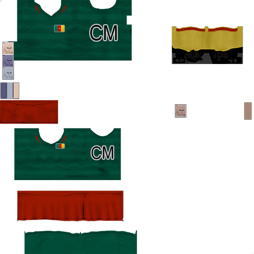 Pc cloth soccer warrior cameroon 2014