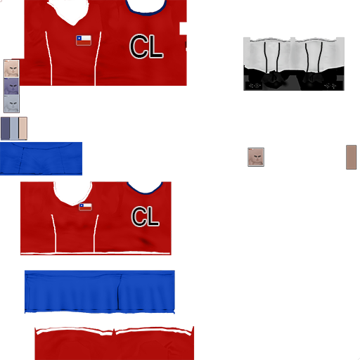 Pc cloth soccer warrior chile 2014