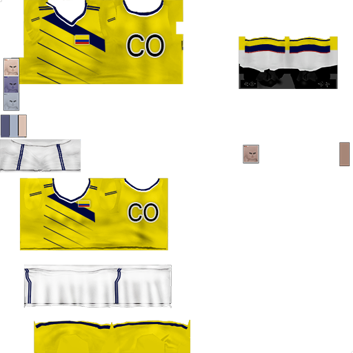 Pc cloth soccer warrior colombia 2014