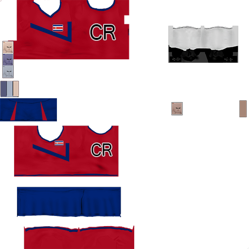 Pc cloth soccer warrior costarica 2014